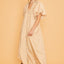 Smocked Puff Sleeve Midi Dress - Chic and Flattering Design