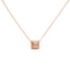 Collier Pendentif Pyramid en Diamant en Or Jaune 14K - 18 Pouces