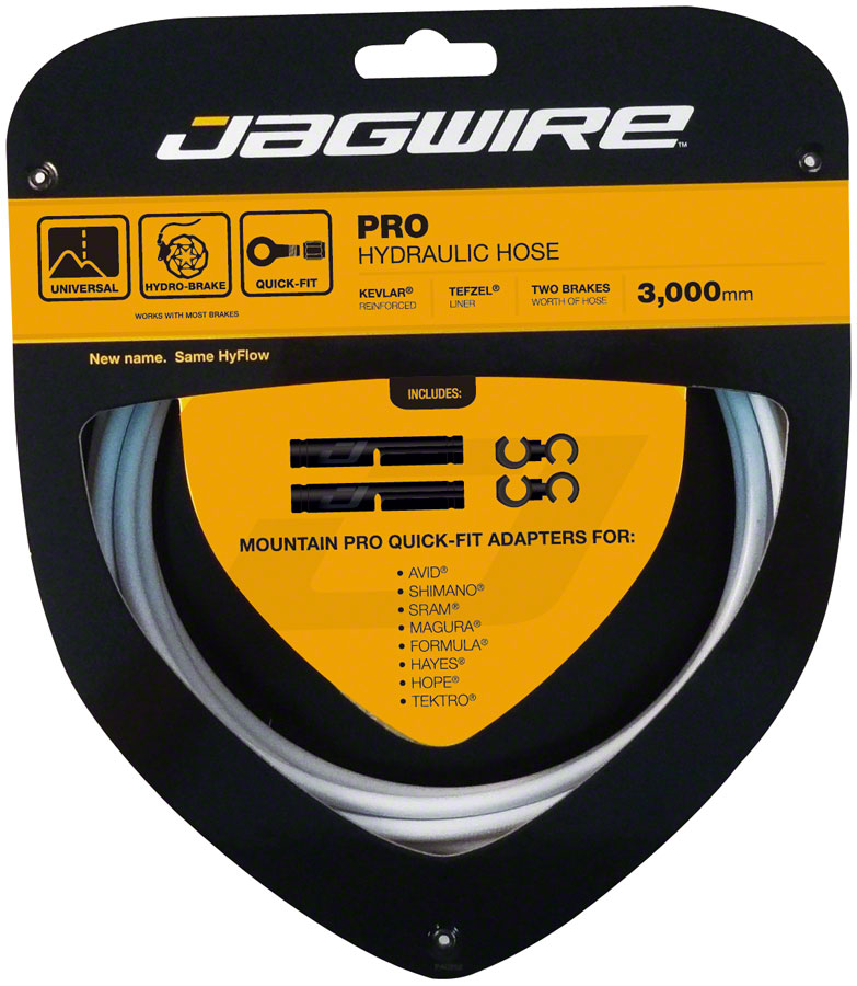 Kit de tuyau de frein à disque hydraulique Jagwire Pro - 3000 mm Blanc
