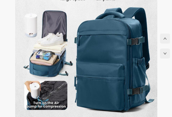 Sac à dos de compression à vide grande capacité