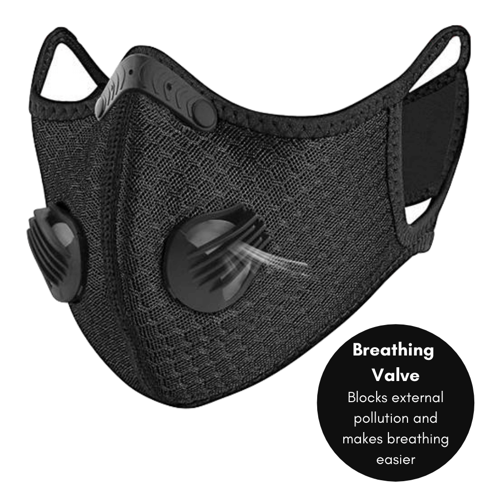 Premium Performance Sports Face Mask with Carbon Filter