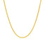 14k Yellow Gold Round Wheat Chain 1.5mm