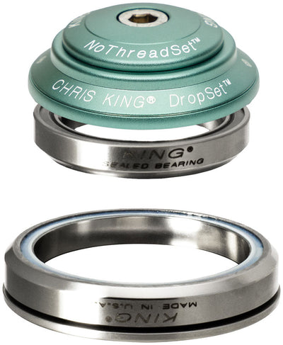 Chris King DropSet 2 Headset - 1-1/8 - 1.5" Matte Jade