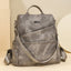 Sac à dos en cuir souple pour femmes pour les voyages et l'école