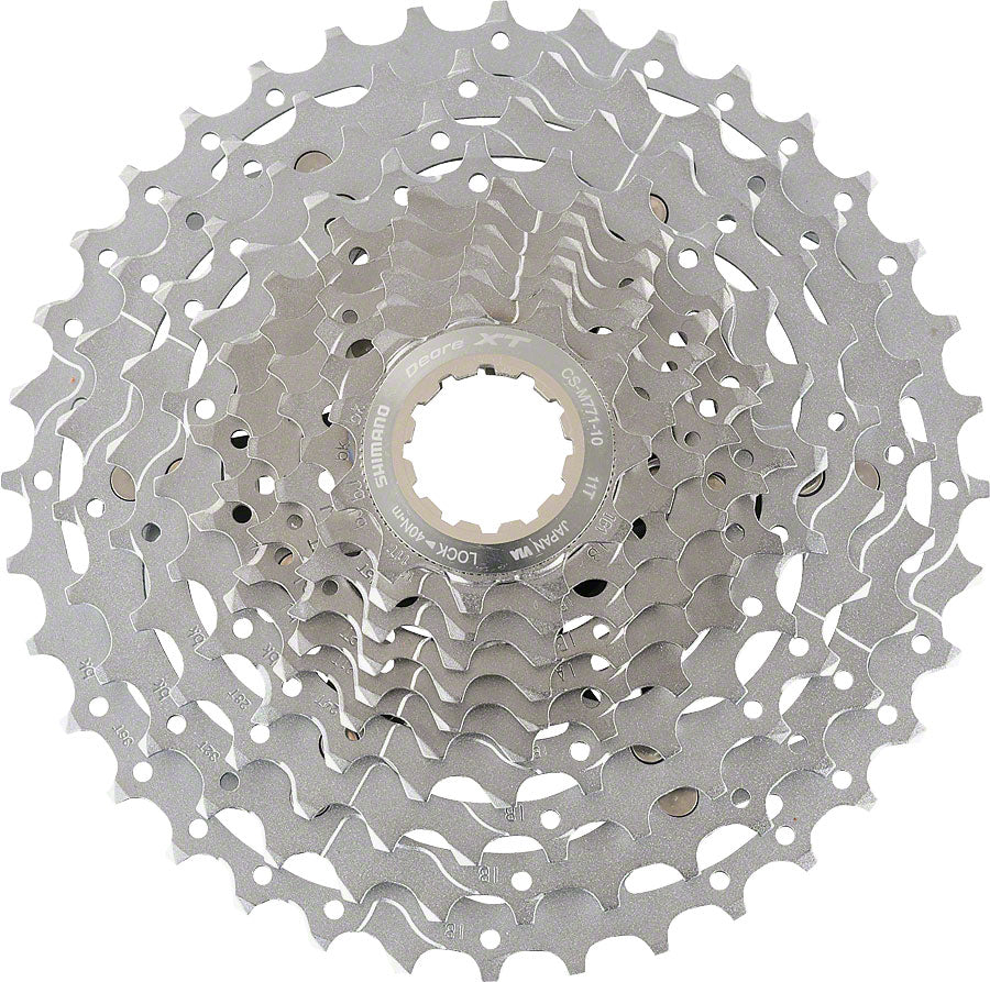 Cassette Shimano Deore XT CS-M771 - 10 Velocidades 11-36t Plata