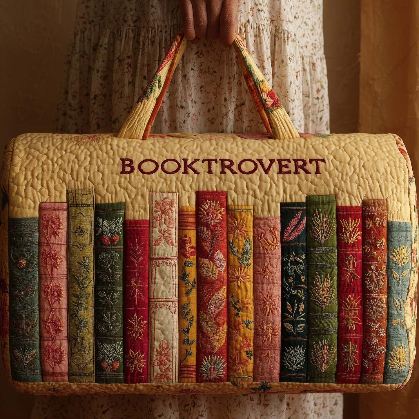Bookwind Series Handheld Quilted Travel Bag - Multi-Functional