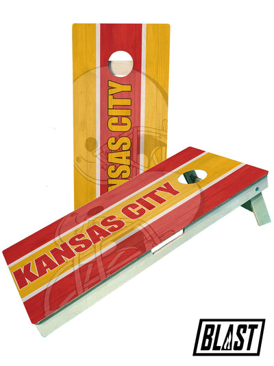 Kansas City Chiefs Pro Style Cornhole Boards - ACL Approved - Korvel