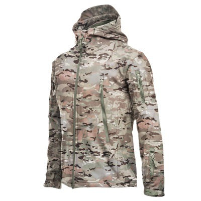 Men's Waterproof Camouflage Soft Shell Jacket