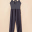 Cutout Square Neck Wide Strap Active Jumpsuit