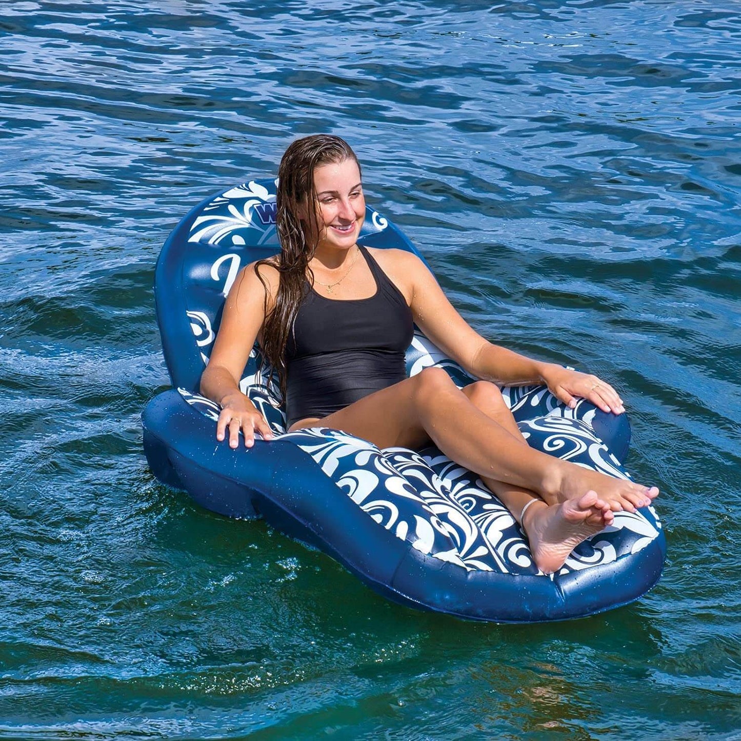 WOW Sports Lu WOW Lounge - Flotteur de piscine premium