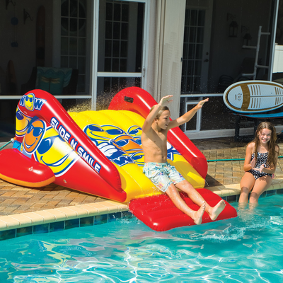 WOW Sports Slide N Smile Inflatable Pool Slide