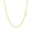 Chaîne à perles en or jaune 14k 1,5 mm