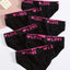 Vibrant 6-Pack Women's Seamless Bikini Briefs – Soft Cotton Underwear with Fun Alphabet Prints - Korvel