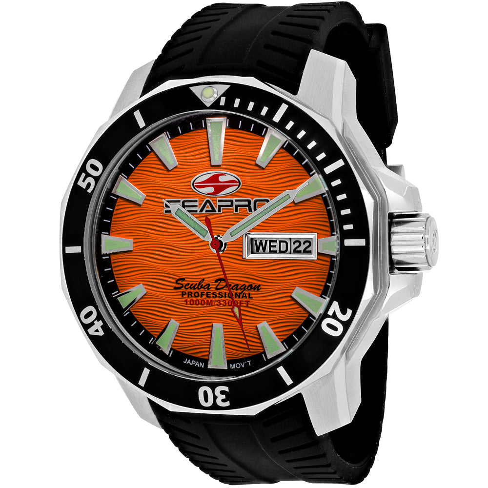 Reloj de buceo Seapro Men's Scuba Dragon Diver Edición Limitada