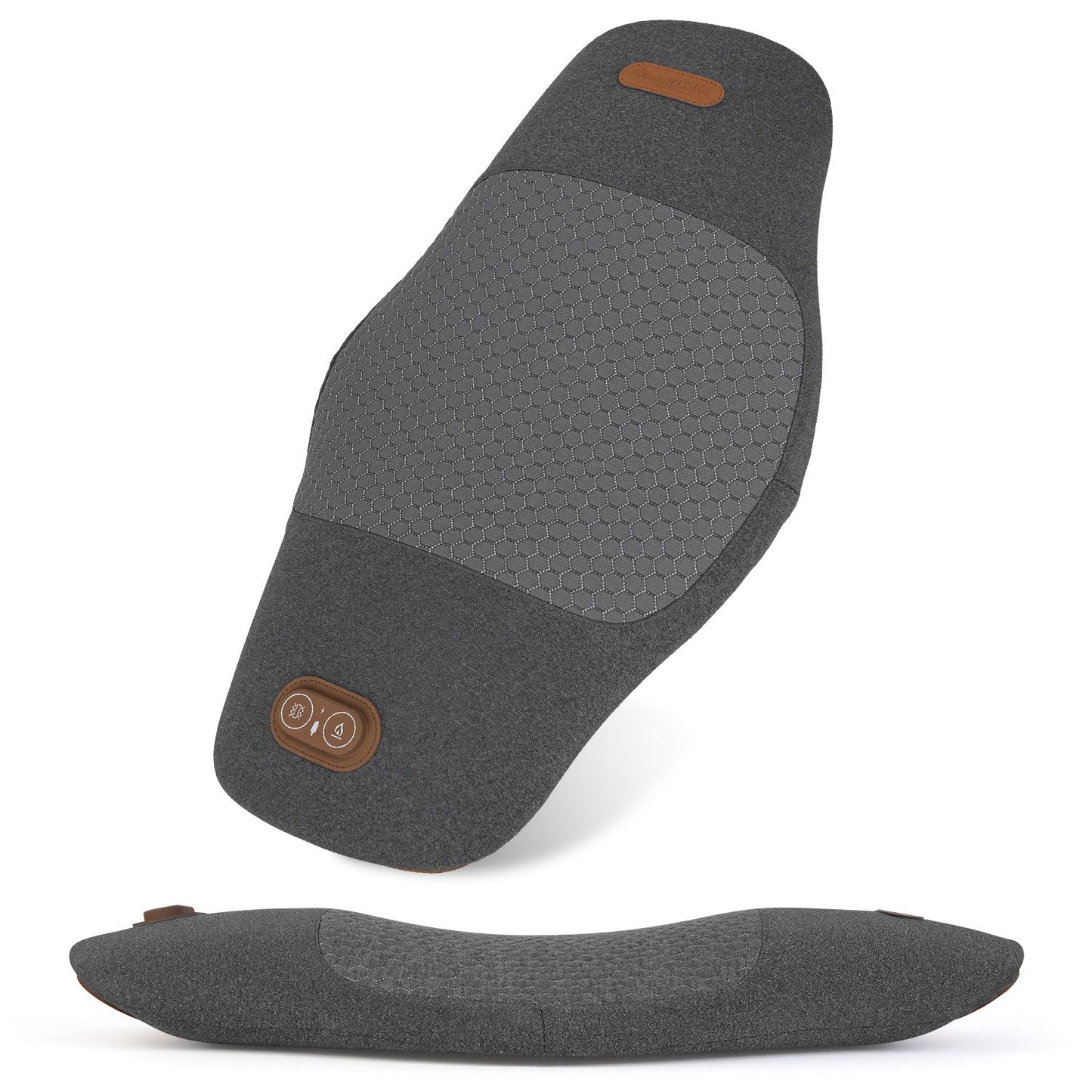 Cojín Masajeador Lumbar Eléctrico 2 en 1 con Calor y Vibración