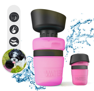 Bouteille d'eau de voyage portable pour chien