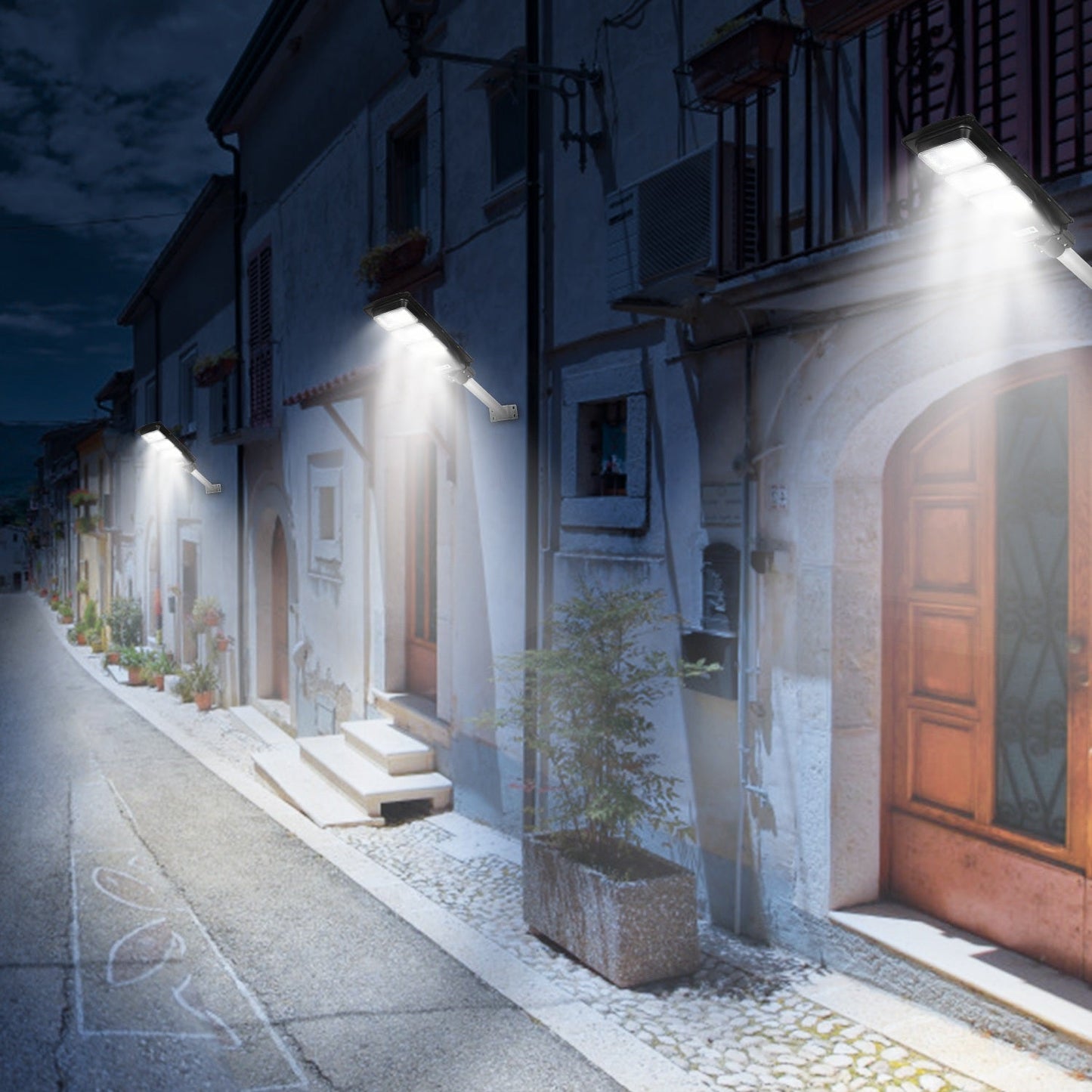 Solar Street Path Light with Radar Sensor - 180 LEDs