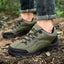 Men's Low-Top Leather Hiking Boots for Autumn & Winter