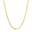 Chaîne en or jaune 14k avec maillons en câble et finition diamantée - 2,6 mm