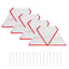 4-Pack Garden Row Accelerator Plant Covers