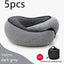 Premium Travel Neck Pillow - U-Shaped Memory Foam Cushion