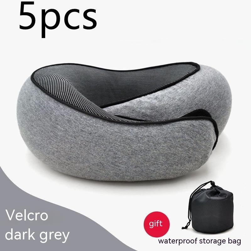 Premium Travel Neck Pillow - U-Shaped Memory Foam Cushion