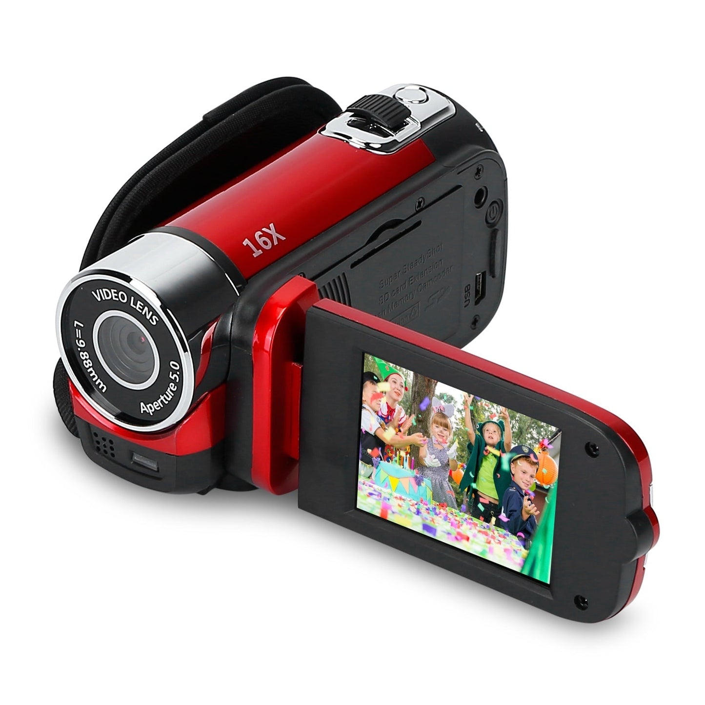 LJG HD 1080P Digital Video Camcorder with 16X Zoom