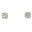 Pendientes de diamante natural de 0.75ct en oro blanco de 14KT