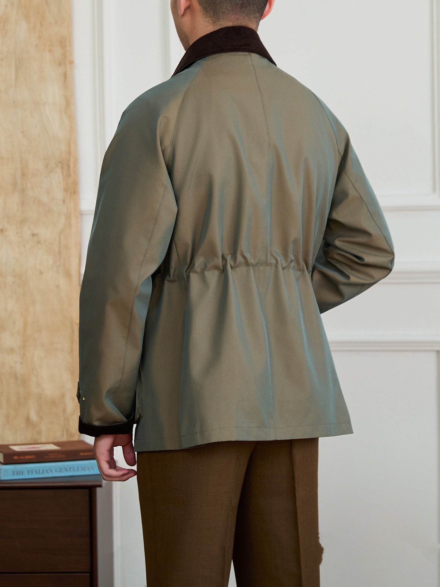 Chaqueta Exterior Impermeable Vintage Mezclada