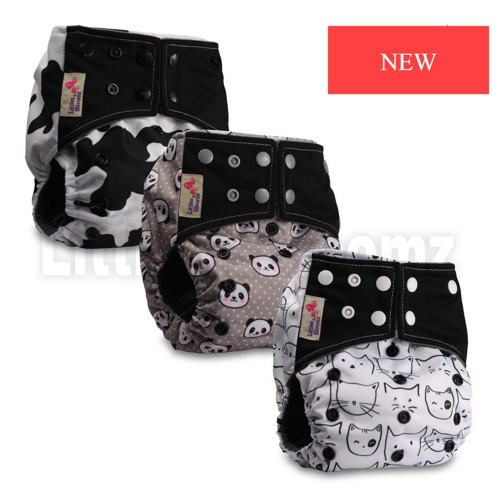 Modern Luxury Printed Washable Cloth Diaper Set