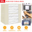 2Pcs Large Capacity Clothes Storage Bag with Clear Window