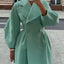 Vintage Court Lantern Sleeves Large Lapel Jacket