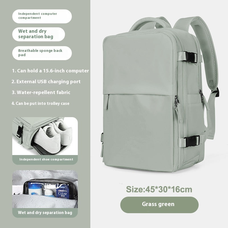 Mochila Expandible Premium para Viajes y Negocios