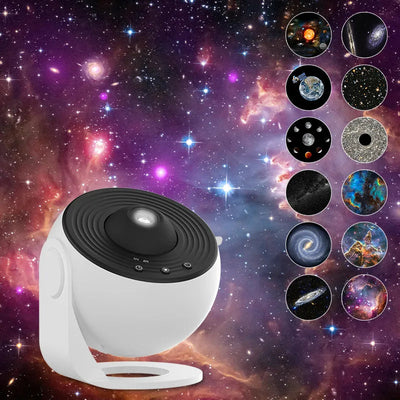 Galaxy Projector Night Light for Kids - 360° Rotating Starry Sky