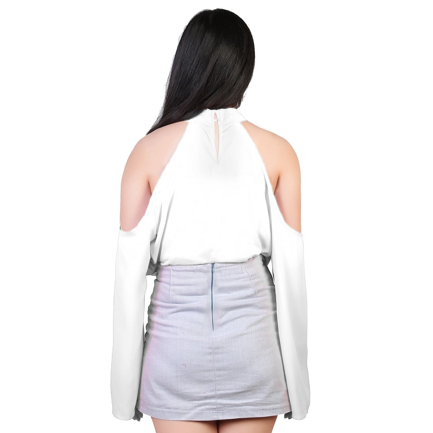 Women's Off The Shoulder V-Neck Blouse - Summer Style