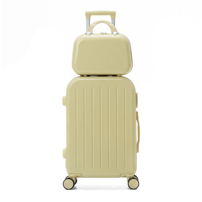 Small Lightweight Durable Carry-On Suitcase with Password Lock