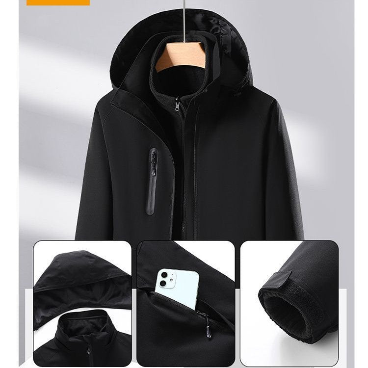 Smart Electric Heating Shell Jacket - Three-in-One
