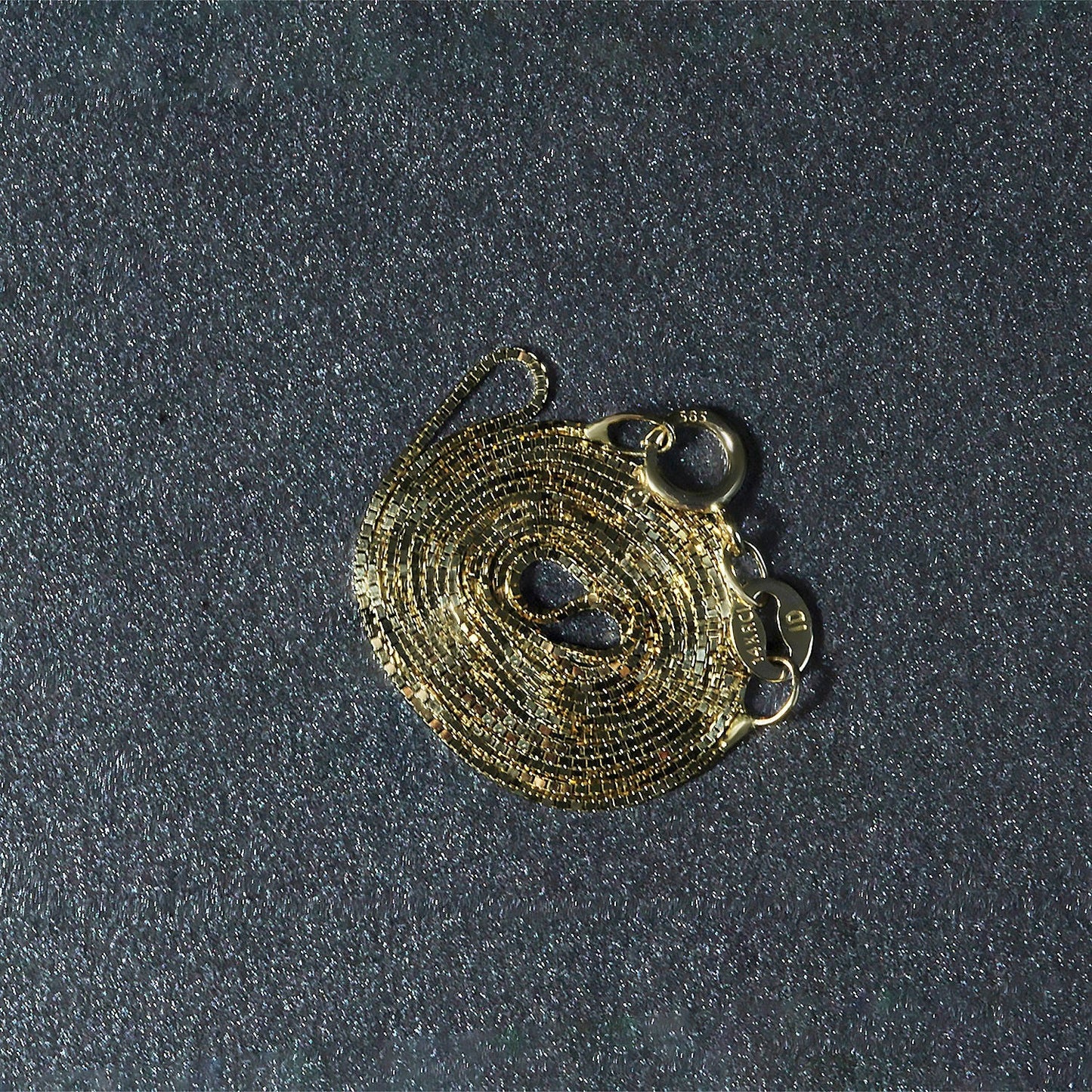 Chaîne en Or Jaune 14k Classique en Boîte - 0,6 mm