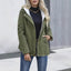 Manteau à capuche doublé en polaire - Parka d'hiver élégante pour femmes