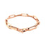 Bracelet en chaîne en papier clip extra large en or rose 14K