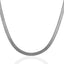 Chaîne Herringbone Super Flex en Or Blanc 14k - 4,60 mm