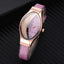 Montre de luxe élégante pour femmes avec bracelet en cuir