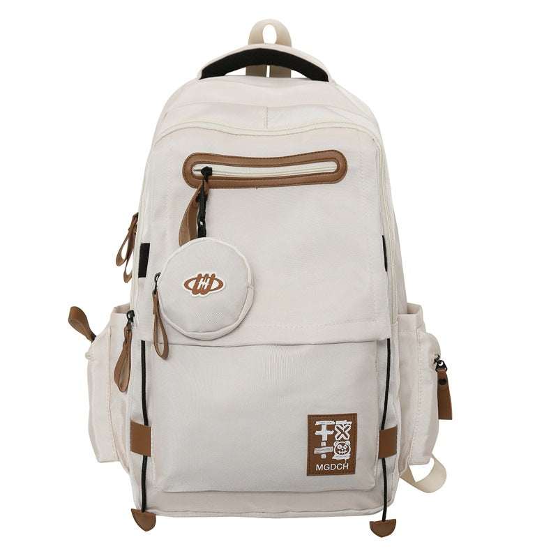 Large-Capacity School Backpack for Middle School Students