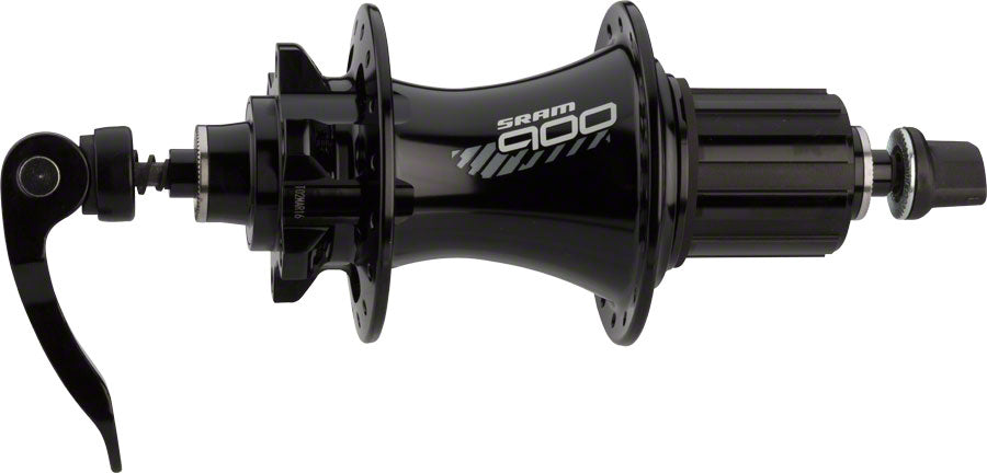 SRAM 900 Moyeu Arrière - QR x 135mm/12 x 142mm 6-Bolt HG 11 Route Noir 32H
