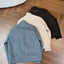 Stylish Wool Knit Patchwork White Duck Down Jacket