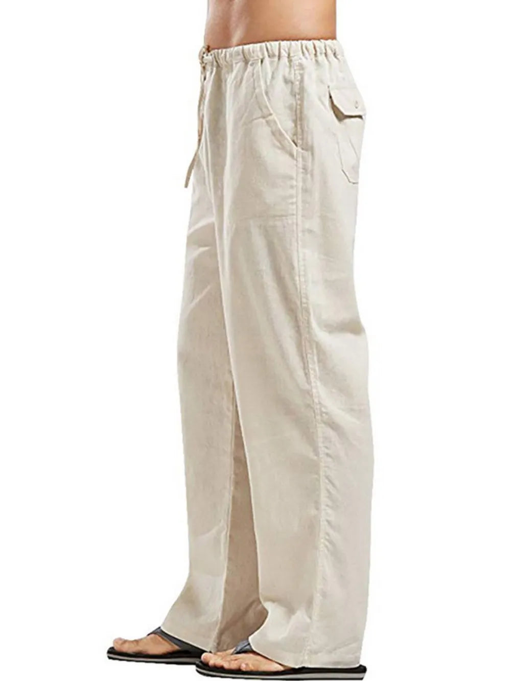 Joggers à cordon pour hommes grandes tailles avec poches