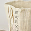 Zulu Hand-Felted Ivory Wool Floor Vase