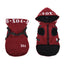 Fleece-Lined Waterproof Dog Jacket with Hood