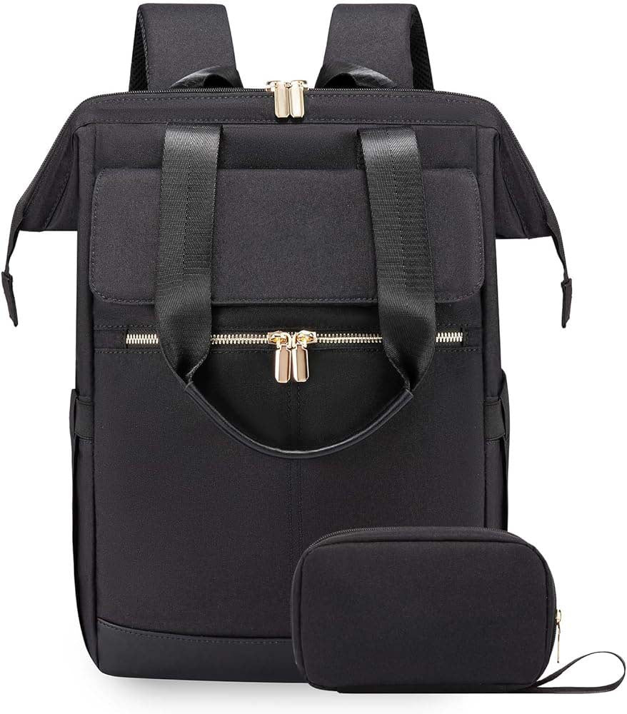 Large Capacity Contrast Color Travel Laptop Backpack