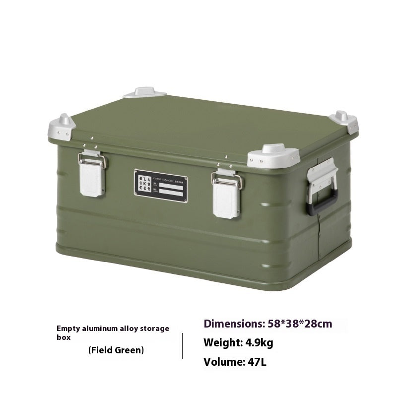Premium Outdoor Aluminum Alloy Storage Box for Camping